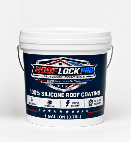 100% Silicone Roof Coating — 1 Gallon